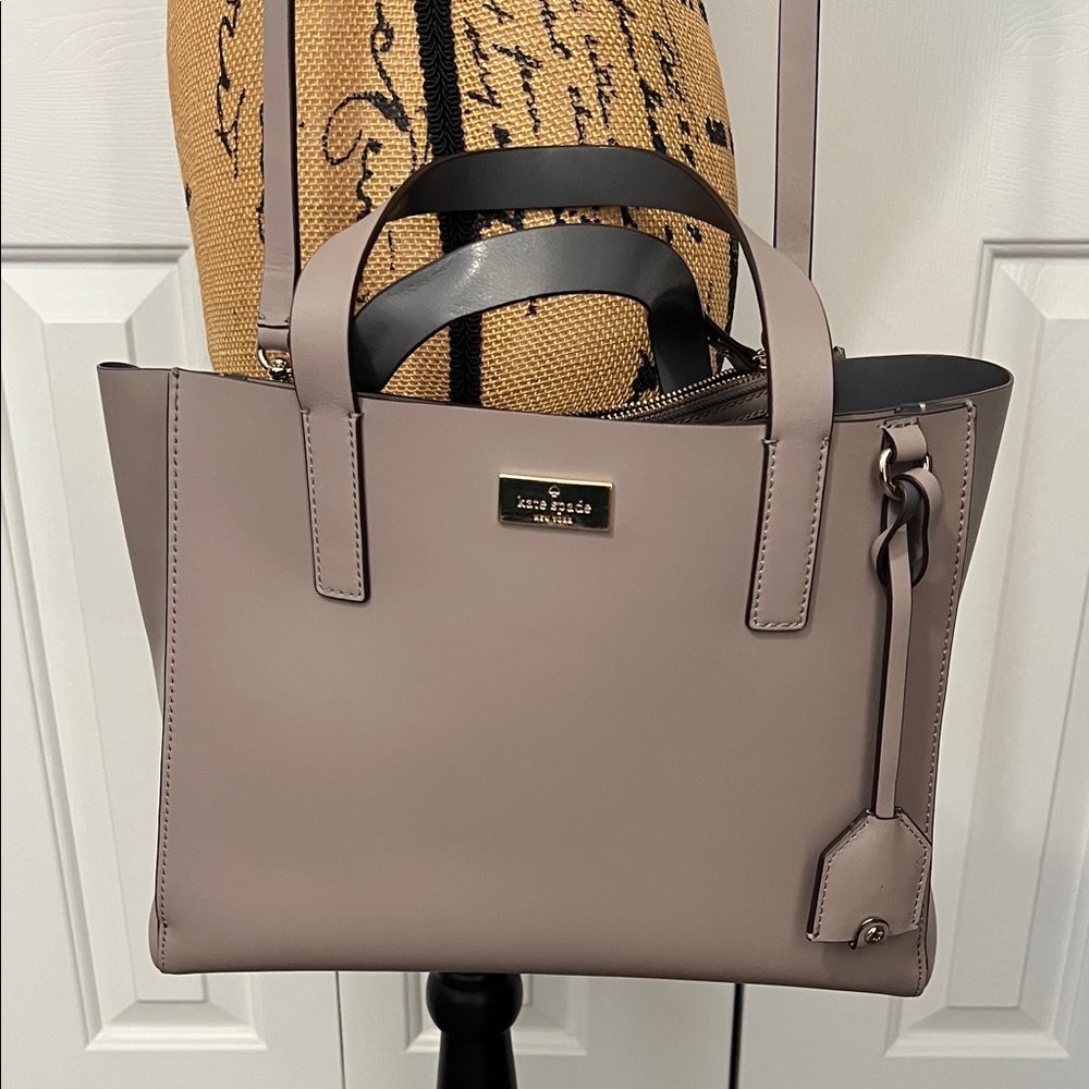 Kate Spade Silver Tote Bag